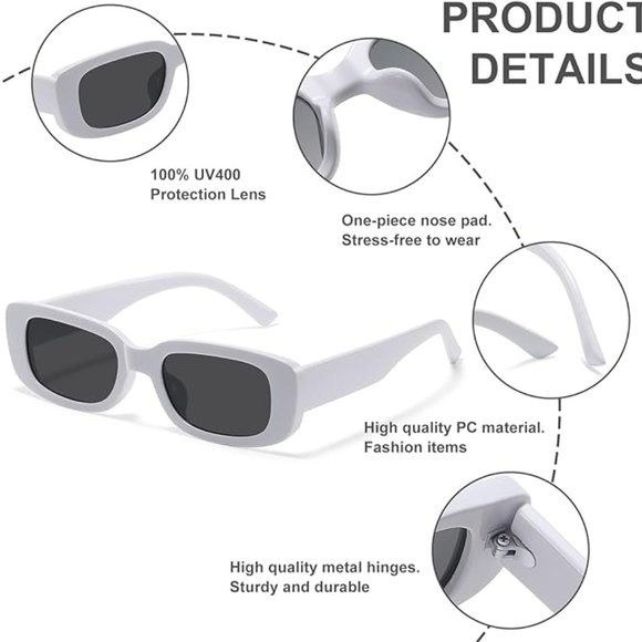 Retro 90s sun glasses UV400 protection main image 7